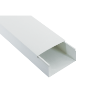 CANALINA IN PLASTICA BIANCA 2m 100x60mm
