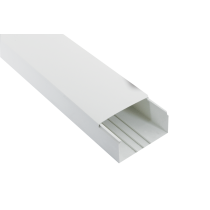 CANALINA IN PLASTICA BIANCA 2m 120x60mm        