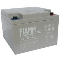 BATTERIA FIAMM RICARICABILE AL PIOMBO SERIE FGL - LONG LIFE 12V 27Ah