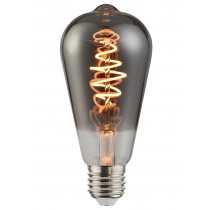 LAMPADINA A LED DECO "SPIRAL" ST64 DIMMERABILE 5W E27 1800K SMOKEY