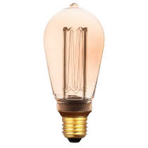LAMPADINA A LED DECO "RETRO" ST64 DIMMERABILE 3,5W E27 1800K GOLD