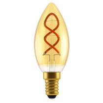 LAMPADINA A LED DECO "SPIRAL" C35 DIMMERABILE 2,5W E14 2000K GOLD