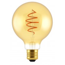 LAMPADINA A LED DECO "SPIRAL" G95 DIMMERABILE 5W E27 2000K GOLD