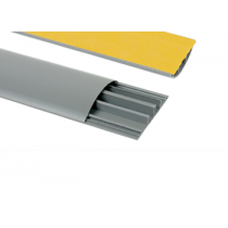 CANALINA IN PLASTICA GRIGIA CON ADESIVO  2m 70x20mm