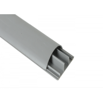 CANALINA IN PLASTICA GRIGIA  2m 70x20mm