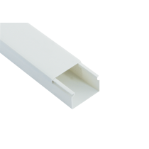 CANALINA IN PLASTICA BIANCA 2m 80x40mm