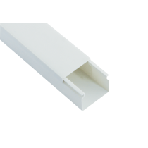 CANALINA IN PLASTICA BIANCA 2m 80x60mm