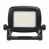FARO  DA LAVORO A LED RICERICABILE 25W - 18V o AC 220V con USCITA USB - compatibile con principali marchi di batterie