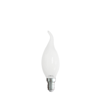 LAMPADINA A LED A FILAMENTO C35 TIP OPALE 4W E14 3000K