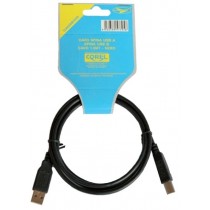 CAVO SPINA USB A/SPINA USB B NERO 1.5mt