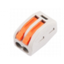 MORSETTO RAPIDO 1POLO-2VIE PER CAVI FINO A 2.5mm²