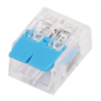 MORSETTO RAPIDO 1POLO-2VIE PER CAVI FINO A 4mm²