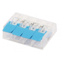 MORSETTO RAPIDO 1POLO-4VIE PER CAVI FINO A 4mm²