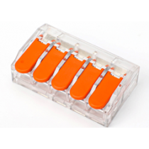 MORSETTO RAPIDO 1POLO-5VIE PER CAVI FINO A 6mm²