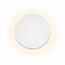 PLAF ROTONDA A LED DA PARETE/SOFFITTO LUCE INDIRETT IP65 18W CCT SELEZ 3/4/6K