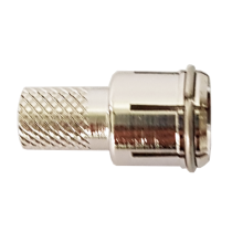 CONN F MASCHIO AD AVVIT INNESTO RAPIDO IN OTTONE NICHELATO PER CAVI Ø5mm
