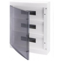 CENTRALINO DA PARETE CON PORTELLO FUME' IP40 54 MODULI BIANCO RAL9016 550x400x120