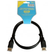 CAVO HDMI PLUG/HDMI PLUG 1.4 HIGH PERFORMANCE NERO - 1mt AWG30