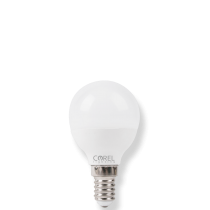 LAMPADINA A LED SMD G45 5W E14 3000K