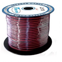 PIATTINA BICOLORE ROSSO/NERO PER CASSE ACUSTICHE CONDUTTORE CCA 400mt (4x100mt)