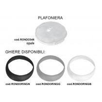 PLAFONIERA TONDA LED 13W CCT 3/4/6K CON GHIERA ACQUISTABILE SEPARATAMENTE