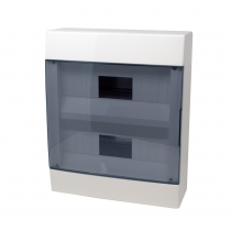 CENTRALINO DA PARETE IP40 24 MODULI BIANCO PORTELLO FUME'