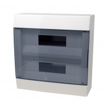 CENTRALINO DA PARETE IP40 36 MODULI BIANCO - PORTELLO FUME'