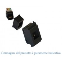 KIT CONNETTORE RJ45 CAT6+ADATTATORE BIANCO