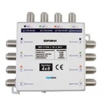 SPLITTER 4 INGRESSI 8 USCTE PER MULTISWITCH