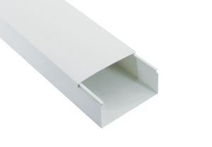 CANALINA IN PLASTICA BIANCA 2m 100x60mm