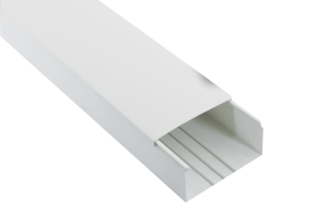 CANALINA IN PLASTICA BIANCA 2m 120x60mm        