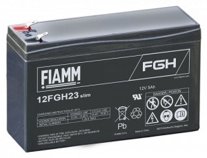 BATTERIA FIAMM RICARICABILE AL PIOMBO SERIE FGH - HIGH RATE 12V 5.0Ah