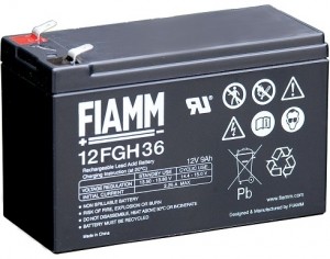 BATTERIA FIAMM RICARICABILE AL PIOMBO SERIE FGH - HIGH RATE 12V 9.0Ah