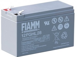 BATTERIA FIAMM RICARICABILE AL PIOMBO SERIE FGHL - HIGH RATE LONG LIFE 12V 7.2Ah