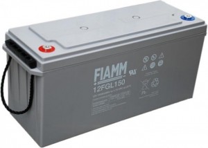 BATTERIA FIAMM RICARICABILE AL PIOMBO SERIE FGL - LONG LIFE 12V 150Ah