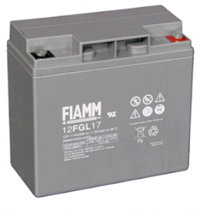 BATTERIA FIAMM RICARICABILE AL PIOMBO SERIE FGL - LONG LIFE 12V 17Ah