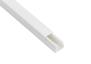 CANALINA IN PLASTICA BIANCA 2m 12x12mm