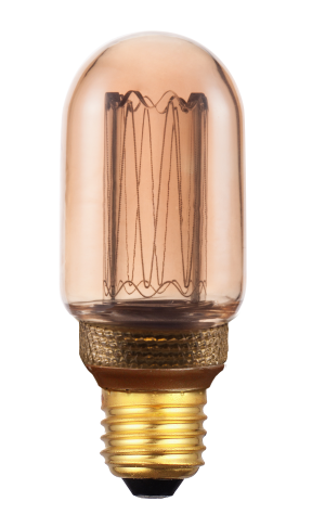 LAMPADINA A LED DECO "RETRO" T45 DIMMERABILE 3,5W E27 1800K GOLD