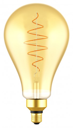 LAMPADINA A LED DECO "GIANTS" PS160 DIMMERABILE 8,5W E27 2000K GOLD