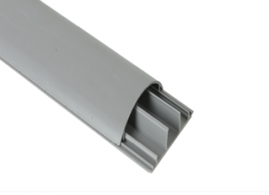 CANALINA IN PLASTICA GRIGIA  2m 70x20mm