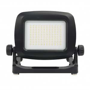 FARO  DA LAVORO A LED RICERICABILE 25W - 18V o AC 220V con USCITA USB - compatibile con principali marchi di batterie