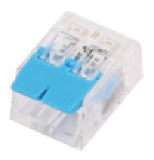 MORSETTO RAPIDO 1POLO-2VIE PER CAVI FINO A 4mm²