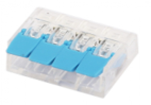 MORSETTO RAPIDO 1POLO-4VIE PER CAVI FINO A 4mm²