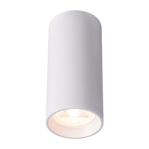 FARETTO A SOFFITTO in ALLUMINIO BIANCO 60X130mm ATTACCO GU10 (lampada non inclusa)