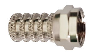 CONN F SPINA AD AVVITARE IN OTTONE NICHELATO CON OR PER CAVI Ø5mm