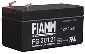 BATTERIA FIAMM RICARICABILE AL PIOMBO SERIE FG - STANDARD 12V 1.2Ah