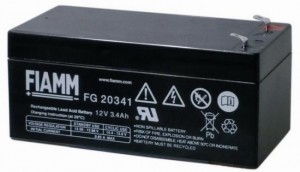 BATTERIA FIAMM RICARICABILE AL PIOMBO SERIE FG - STANDARD 12V 3.4Ah