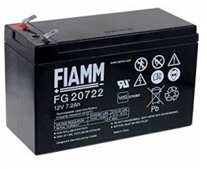 BATTERIA FIAMM RICARICABILE AL PIOMBO SERIE FG - STANDARD 12V 7.2Ah