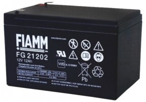 BATTERIA FIAMM RICARICABILE AL PIOMBO SERIE FG - STANDARD 12V 12Ah