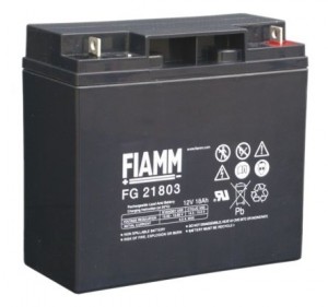 BATTERIA FIAMM RICARICABILE AL PIOMBO SERIE FG - STANDARD 12V 18Ah